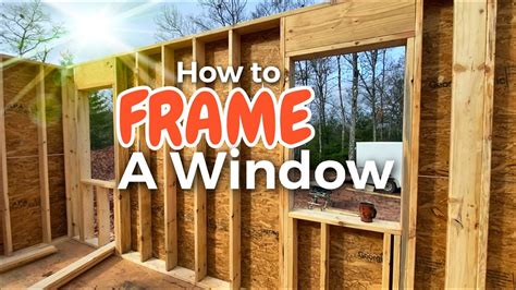 How To Build A Window Frame Learn how to frame a window ~ Building tutorials made easy - YouTube
